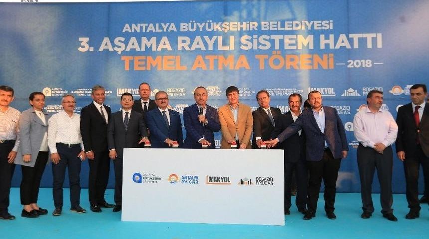 3. Etap Raylı Sistem Projesi&rsquo;nin Temeli Atıldı