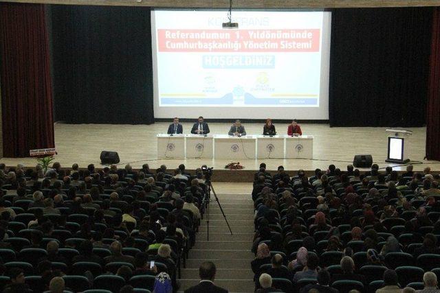 Beyşehir’de Cumhurbaşkanlığı Yönetim Sistemi Konulu Konferans