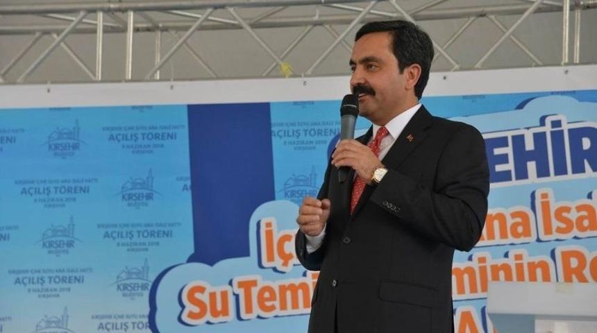 Kırşehir Belediyesi, İ&ccedil;me Suyu Ana İsale Hattı Projesi A&ccedil;ılışı Yapıldı