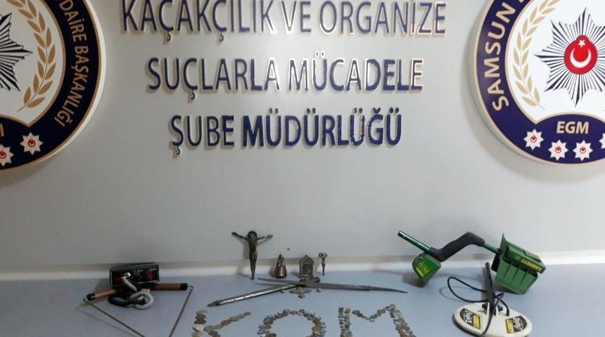 Samsun&rsquo;da Tarihi Eser Operasyonu