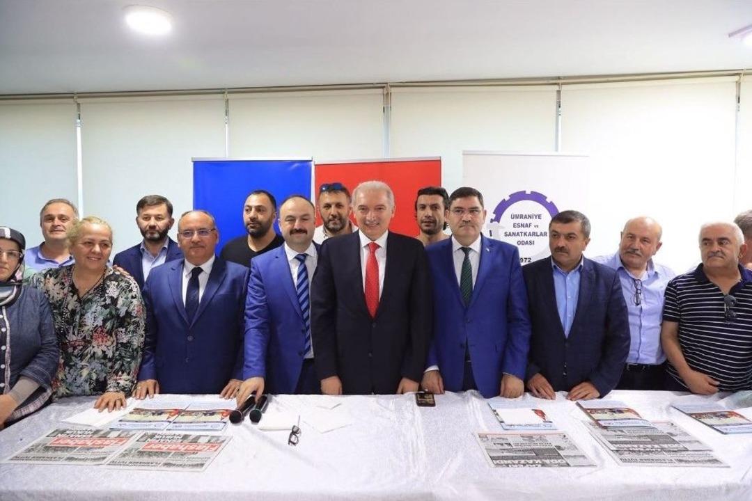 Başkan Uysal, &Uuml;mraniye&rsquo;de Esnafla Buluştu