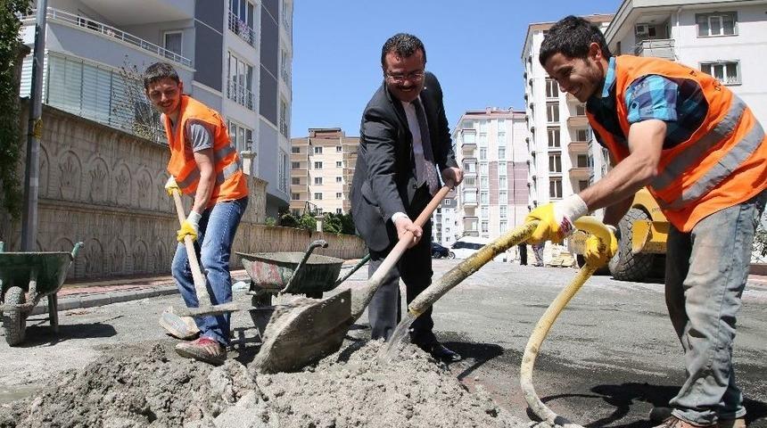 Atakum&rsquo;da Yol &Ccedil;alışmaları