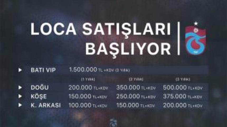 Trabzonspor, Loca Fiyatlarını Tl&rsquo;ye &Ccedil;evirdi