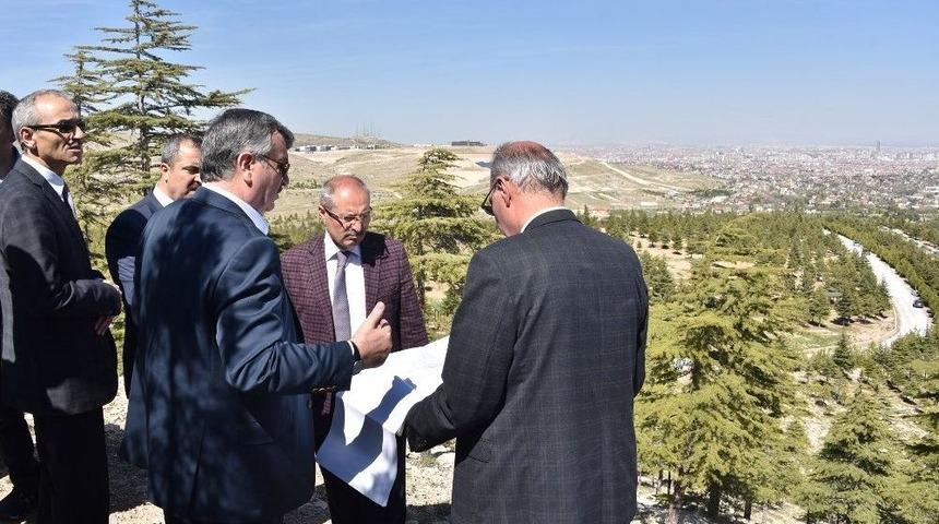 Meram G&uuml;m&uuml;ştepe&rsquo;ye Seyir Terası Ve Kır Kahvesi Yapılıyor