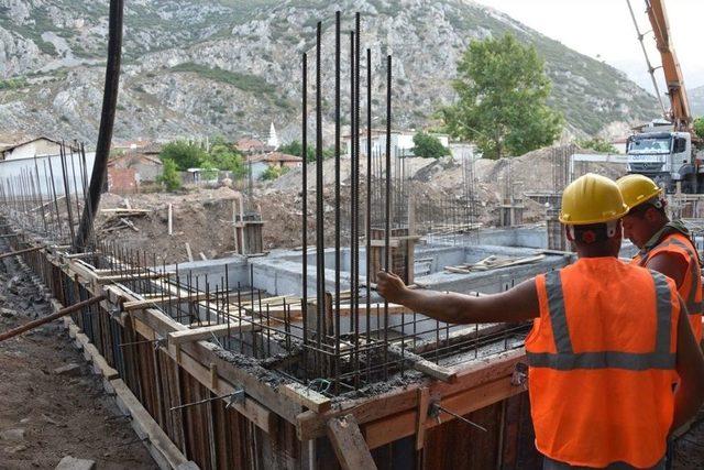 Bakır Çok Amaçlı Salonu’nun Temeli Törenle Atıldı