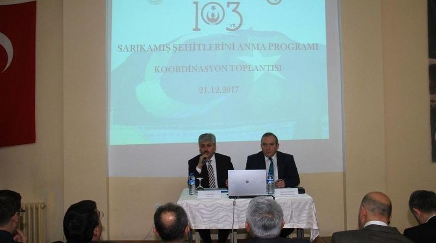 Sarıkamış Şehitlerini Anma Etkinliği Hazırlıkları