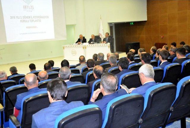 Bitlis’te ‘il Koordinasyon Kurulu’ Toplantısı