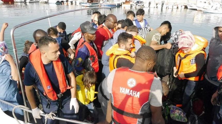 38 Ka&ccedil;ak G&ouml;&ccedil;men Yakalandı