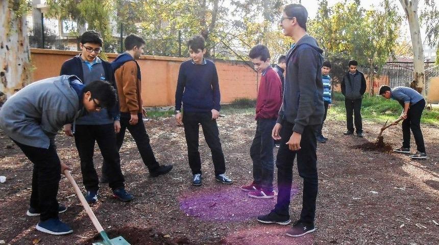 Muratpaşa&rsquo;dan Okul Bah&ccedil;elerine Ağa&ccedil;