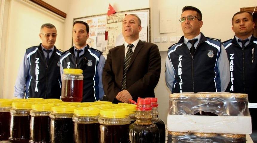 İskenderun&rsquo;da Sahte Bal Ve Pekmez Ele Ge&ccedil;irildi