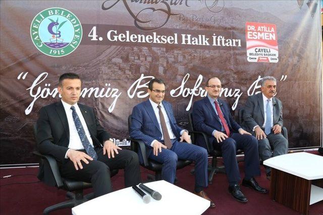 Çayeli Belediyesi 4. Geleneksel Halk İftarı’nı Gerçekleştirdi