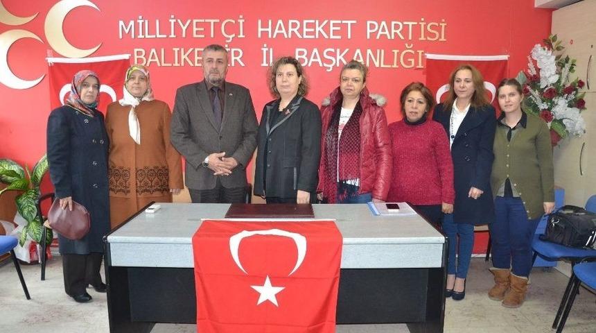 Mhp Balıkesir Kadın Kolları Başkanlığı&rsquo;na Dereli Atandı