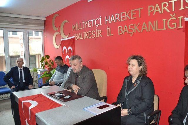 Mhp Balıkesir Kadın Kolları Başkanlığı’na Dereli Atandı