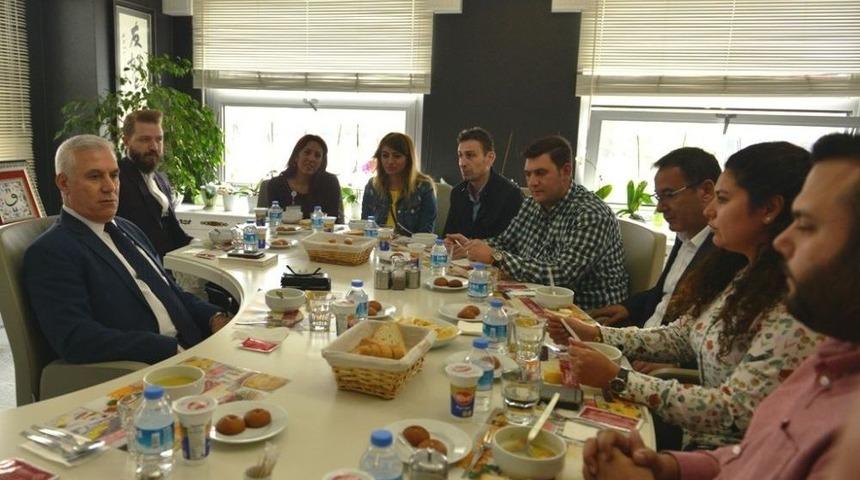 Bozbey &Ccedil;alışanlarla Buluştu