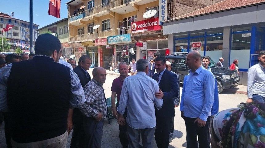 Mhp’ye Hekimhan’da Coşkulu Karşılama