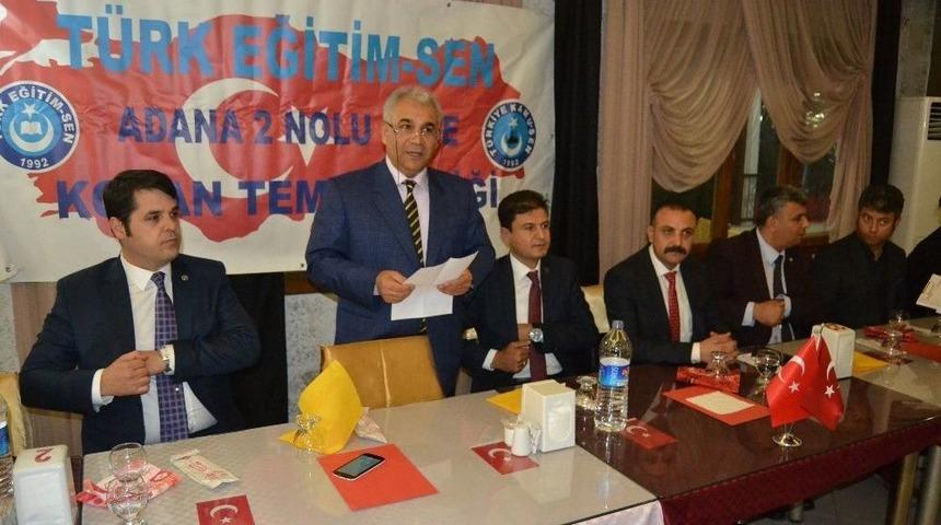Kozan&rsquo;da T&uuml;rk Eğitim Sen&rsquo;den Birlik Ve Beraberlik Yemeği