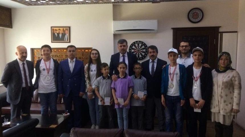 Başkan Cankul, Şampiyonları Makamında Ağırladı