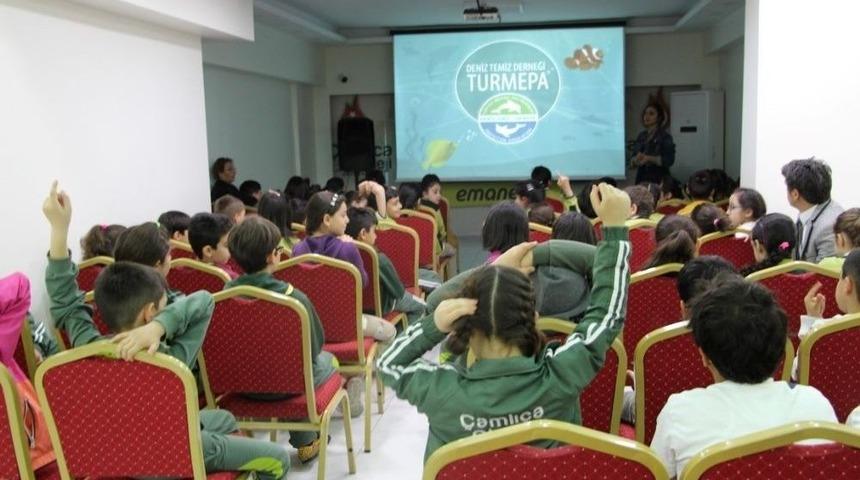 &Ouml;ğrencilere Deniz Ekosistemi Hakkında Seminer Verildi