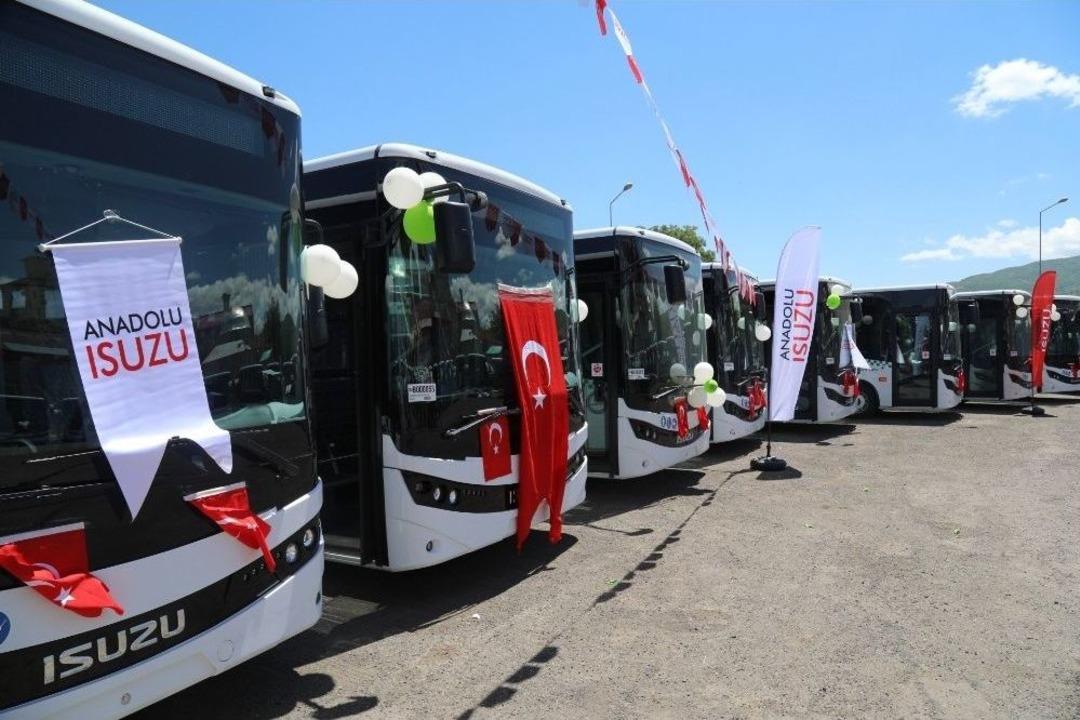 Bing&ouml;l&rsquo;de Modern Halk Otob&uuml;sleri Hizmette