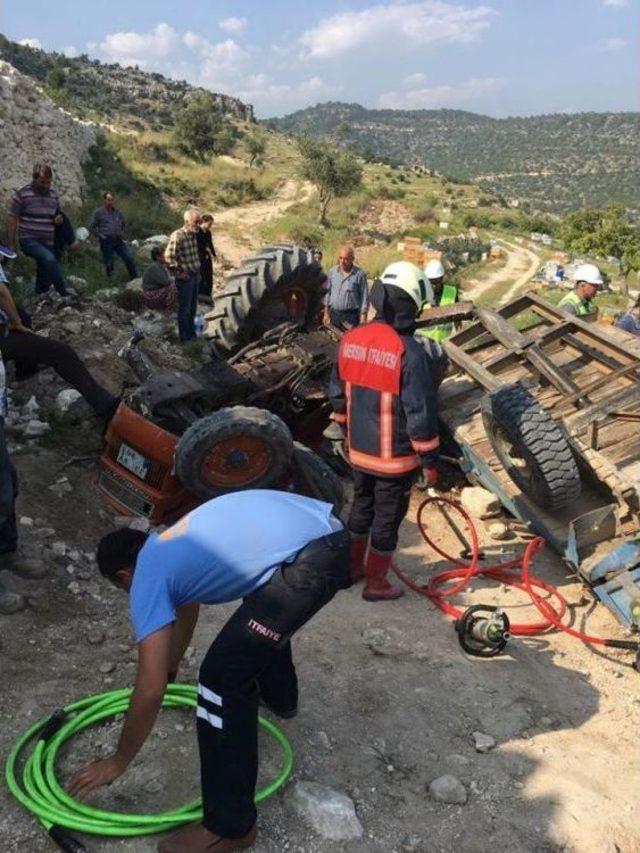 Mersin’de Traktör Kazası: 3 Yaralı