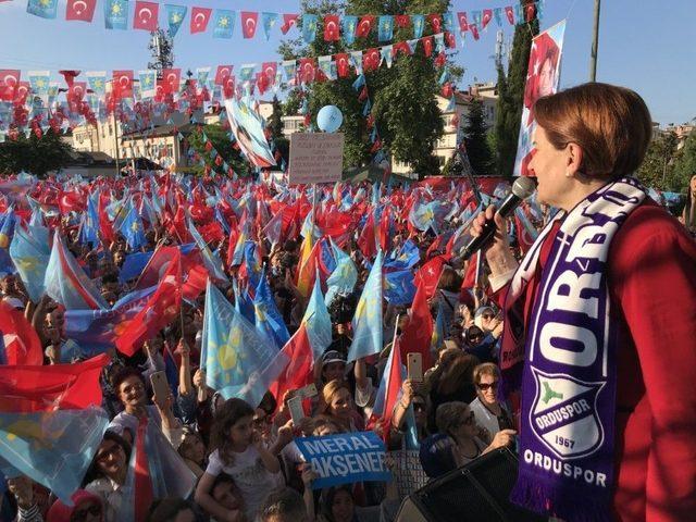 Meral Akşener Ordu’da Konuştu