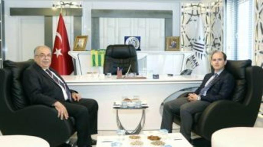 Vali Yardımcısı Yasin Yunak&rsquo;tan Belediye Başkanı Kutlu&rsquo;ya Ziyaret