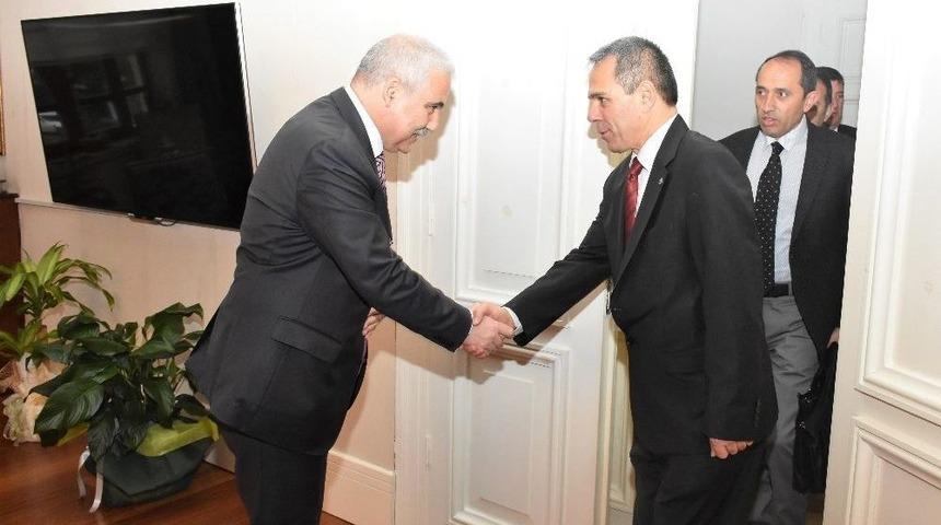 Vali G&uuml;ven&ccedil;er, Kesk Genel Başkanı Bozgeyik&rsquo;i Ağırladı