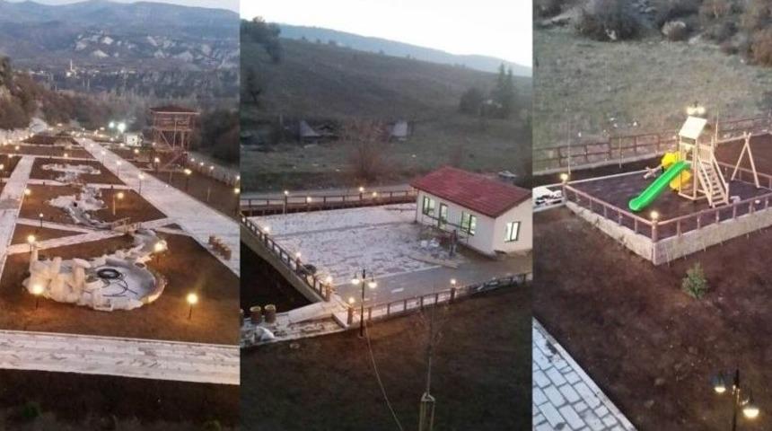 Abacı Peribacaları Rekreasyon Alanı Işıklandırıldı