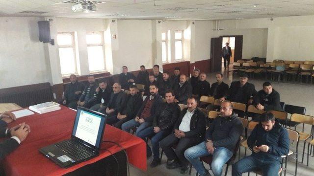 Pasinler’de Servis Sürücülerine Eğitim Semineri