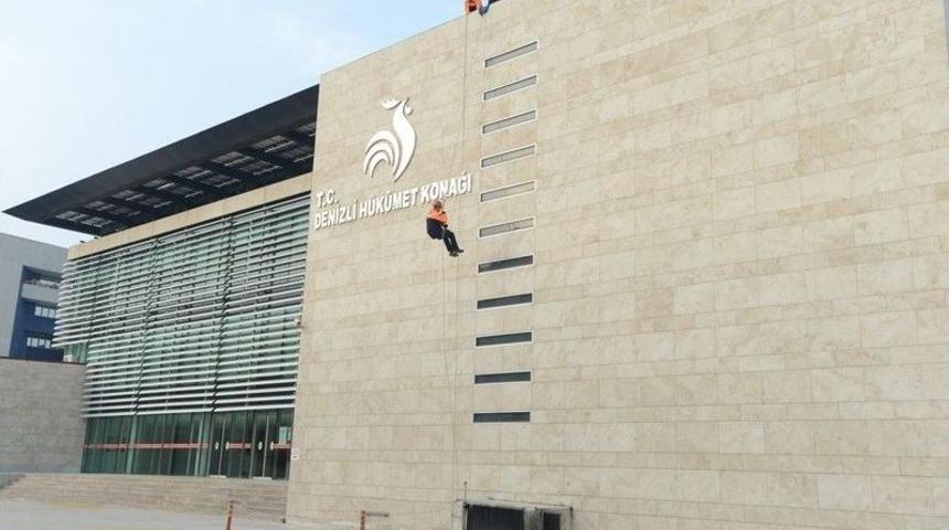 Denizli Valiliği&rsquo;nde Yangın Ve Deprem Tatbikatı