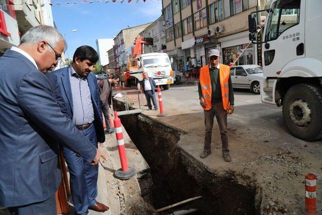 Başkan Barakazi, Doğalgaz Çalışmalarını İnceledi