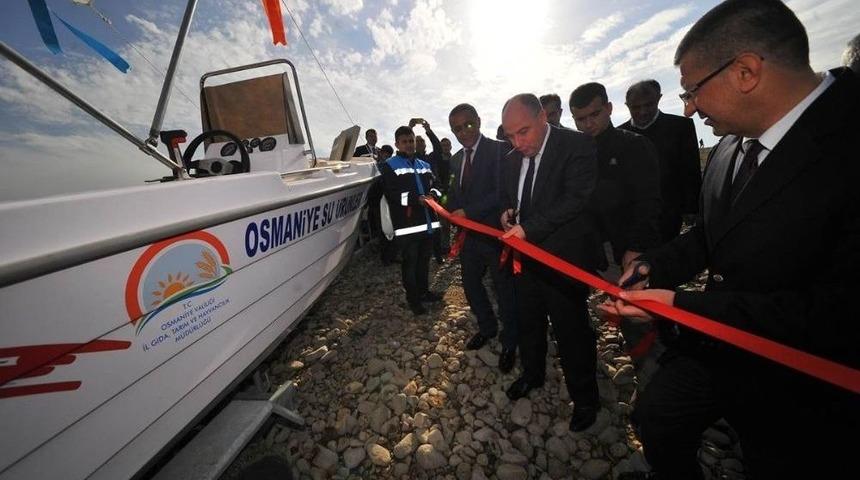 Osmaniye Su Ürünleri Kontrol Teknesi Hizmete Başladı