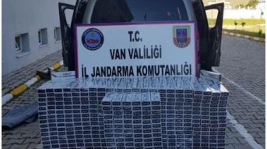 Muradiye 7 Bin 500 Ka&ccedil;ak Sigara Ele Ge&ccedil;irildi