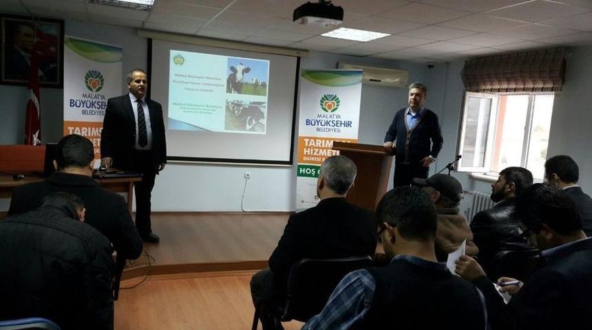 B&uuml;y&uuml;kşehir Belediyesi &Ccedil;ift&ccedil;ilere Hayvan Sağlığını Anlattı