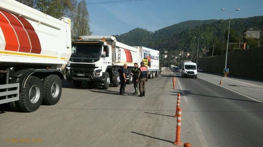 Zonguldak&rsquo;ta "trafik Uygulaması 1"