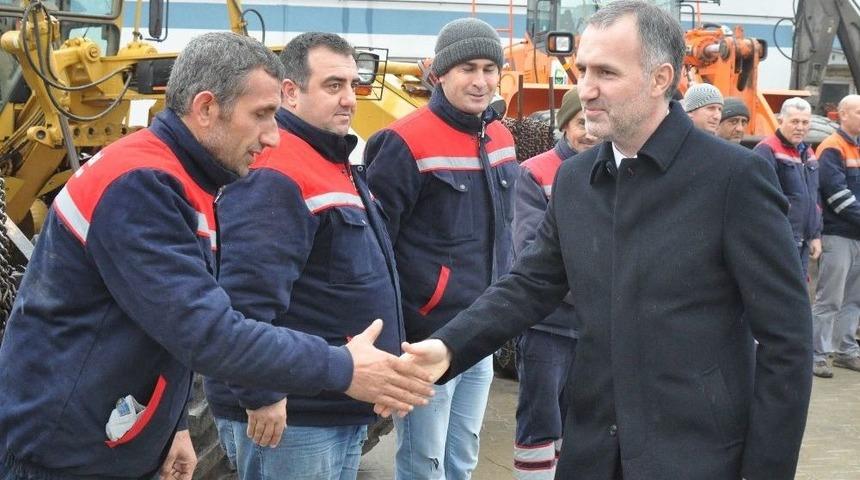 İneg&ouml;l Karla M&uuml;cadeleye Hazır