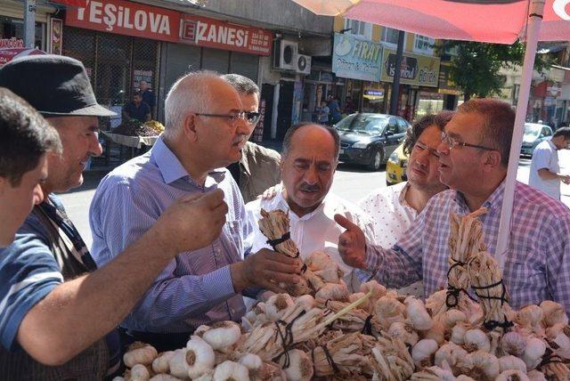 Milletvekili Erdoğan’dan Ünü Gaziantep Sınırlarını Aşan Sarımsak İçin Destek Sözü