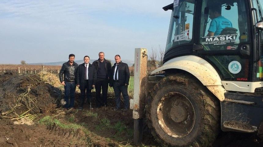 Saruhanlı&rsquo;da Su Taşkınlarına &Ouml;nlem