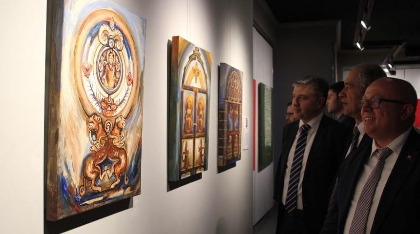 Medaş Sanat Galerisinde Karma Resim Sergisi Açıldı