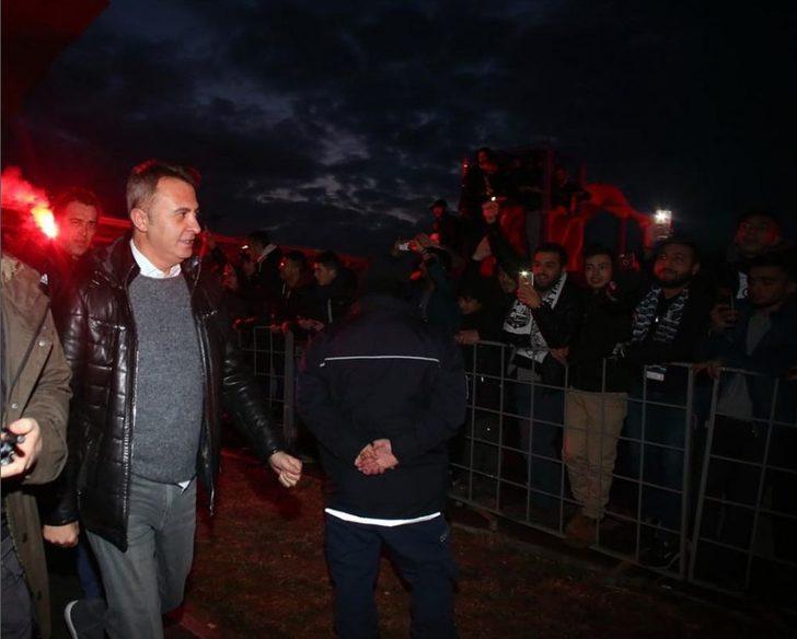 Beşiktaş Kafilesine Coşkulu Karşılama G3