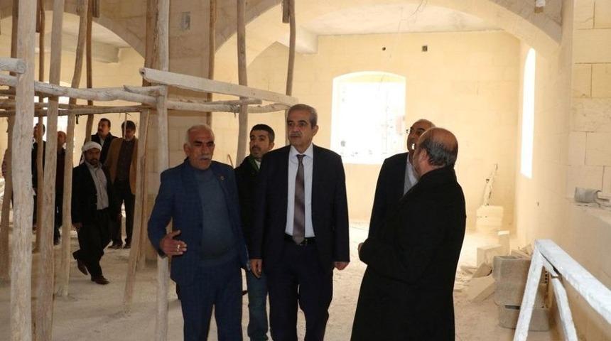 Haliliye Belediye Başkanı Fevzi Demirkol &Ccedil;alışmaları Yerinde İnceledi