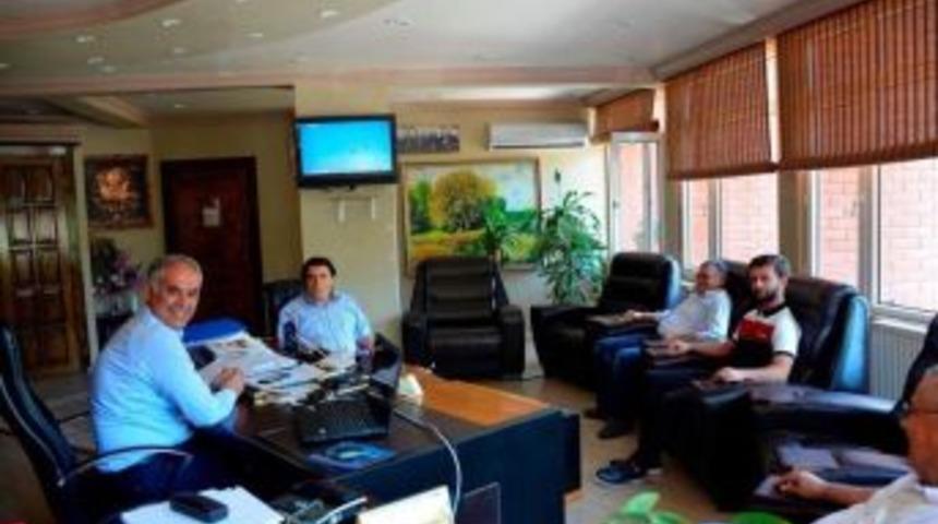 Başkan Yaman&rsquo;a Ziyaretler S&uuml;r&uuml;yor