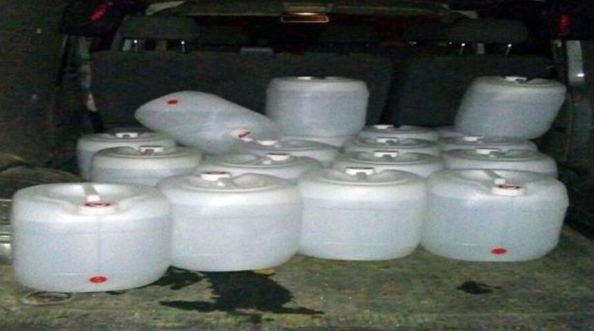 Yılbaşında Satılmak &Uuml;zere 500 Litre Ka&ccedil;ak İ&ccedil;ki Ele Ge&ccedil;irildi