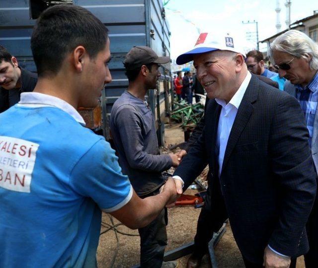 Ak Parti Karaçoban’a Çıkarma Yaptı