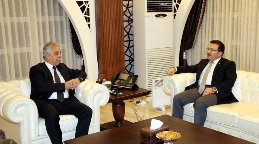 Emniyet Genel M&uuml;d&uuml;r&uuml; Altınok Vali Toprak&rsquo;ı Ziyaret Etti