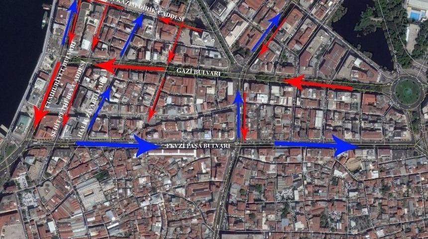 Konak-alsancak Arasında Yeni Trafik D&uuml;zenlemesi