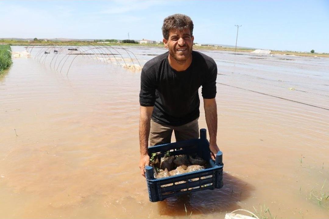 (&ouml;zel) Seraları Basan Su Y&uuml;z Binlerce Liralık Zarara Neden Oldu