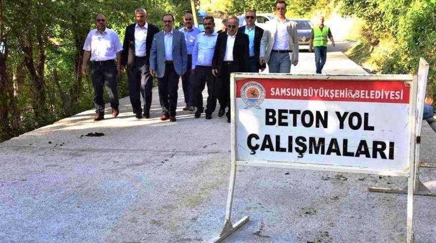 Başkan Şahin, Yol &Ccedil;alışmalarını Yerinde İnceledi