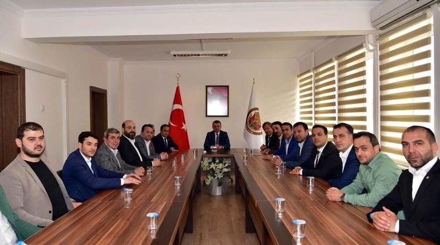 Vali Büyükakın, Tso Ve Tso Meclis Başkanını Makamında Kabul Etti