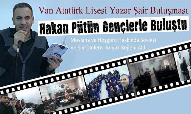 Yazar Hakan Pütün’den Liseli Gençlere Şiir Dinletisi